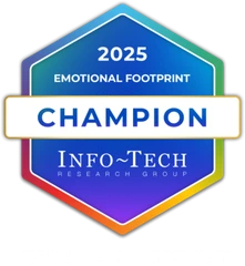 Info-Tech Research Group Emotional Footprint Champion 2025
